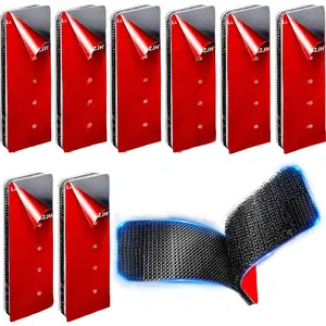 Heavy Duty Hook and Loop Strips, 8 count Rectangle 1.2 * 3.2 in  Strips Heavy Duty for , , and Office