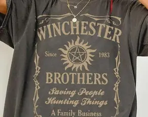 Winchester Brothers T-Shirt, Supernatural Graphic Tee