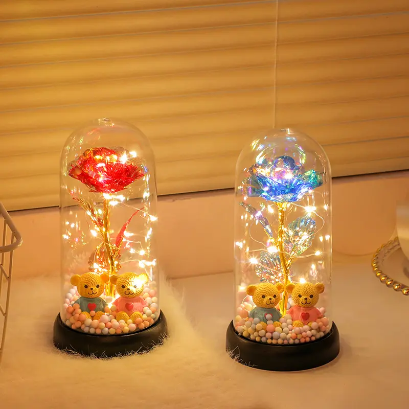 A Thoughtful Gift Everlasting Flowers A Creative Gold-Leaf Artificial Bouquet With A Medium-Sized Lampshade, Warm Light Gift Box, A Luminous Acrylic Night Light For Bedroom , A Keepsake, Holiday Gift, Mother'S Day Gift Eternal Glass Roses Sympathy Great A Thoughtful Gift Everlasting Flowers A Creative Gold-Leaf Artificial Bouquet With A Medium-Sized Lampshade, Warm Light Gift Box, A Luminous Acrylic Night Light For Bedroom , A Keepsake, Holiday Gift, Mother'S Day Gift Eternal Glass Roses Sympathy Great