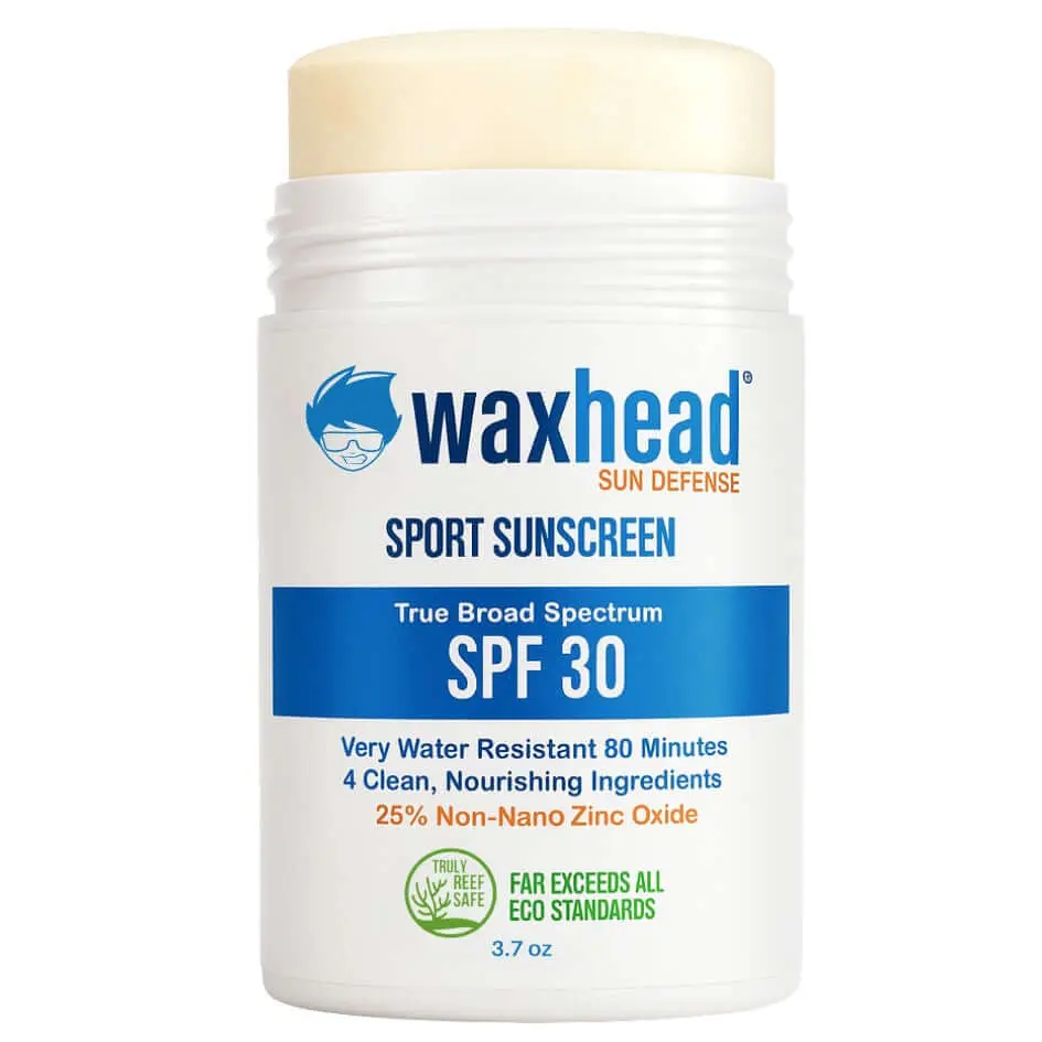 Reef Safe Zinc Sunscreen Stick - SPF 30 Broad Spectrum, Unisex Organic, Physical Non-Nano Zinc Oxide, Chemical-Free, UV-Reflecting, Antioxidant, Vanilla & Coconut Oil Infused, Sensitive Skin Facial & Body Care, Daily Water-Resistant Coverage