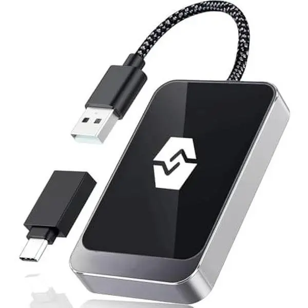 Adapter for   &  (2024 Upgrade) - Convert Wired to   Adapter, Plug & Play, Fast Connection,  Performance, iOS 10+ / Android w/USB-C