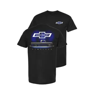 Chevrolet Timeless Pickup Truck T-Shirt – Classic Lowrider Chevy T-Shirt for True Car Lovers, Retro Style with Iconic Bowtie Logo and Laidback American Muscle