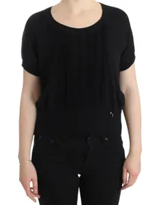 Black short sleeved jumper