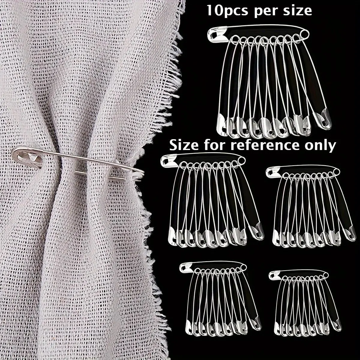 Safety pins, DIY sewing supplies