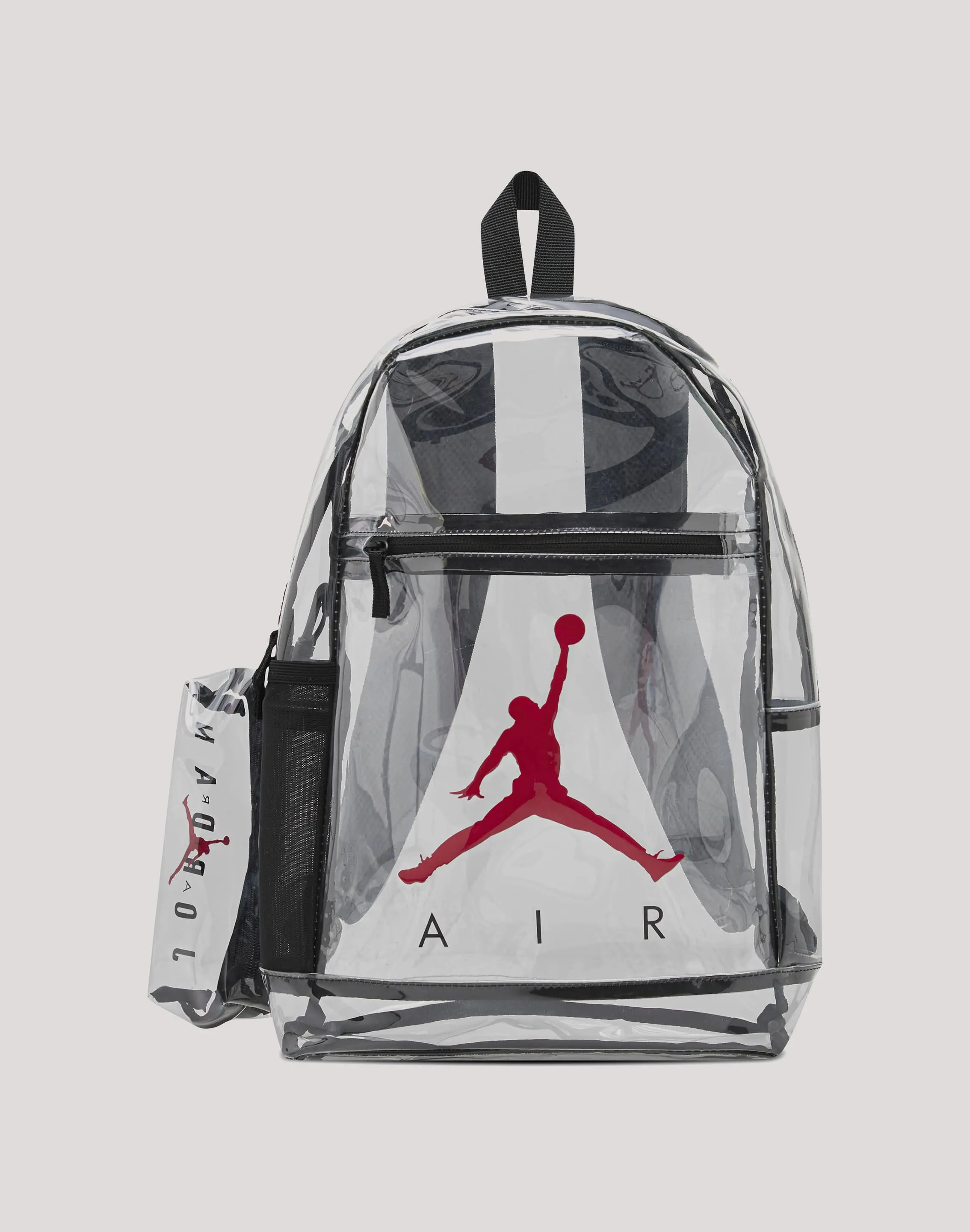 Kids Jordan Clear Backpack With Pencil Case Grade-School Kids Jordan Clear Backpack With Pencil Case Grade-School