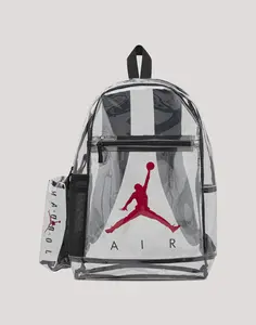 Kids Jordan Clear Backpack With Pencil Case Grade-School