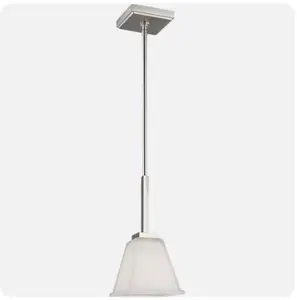 Sea Gull 6113701-962 Transitional Light Pendant Pewter 5.75 Brushed Nickel