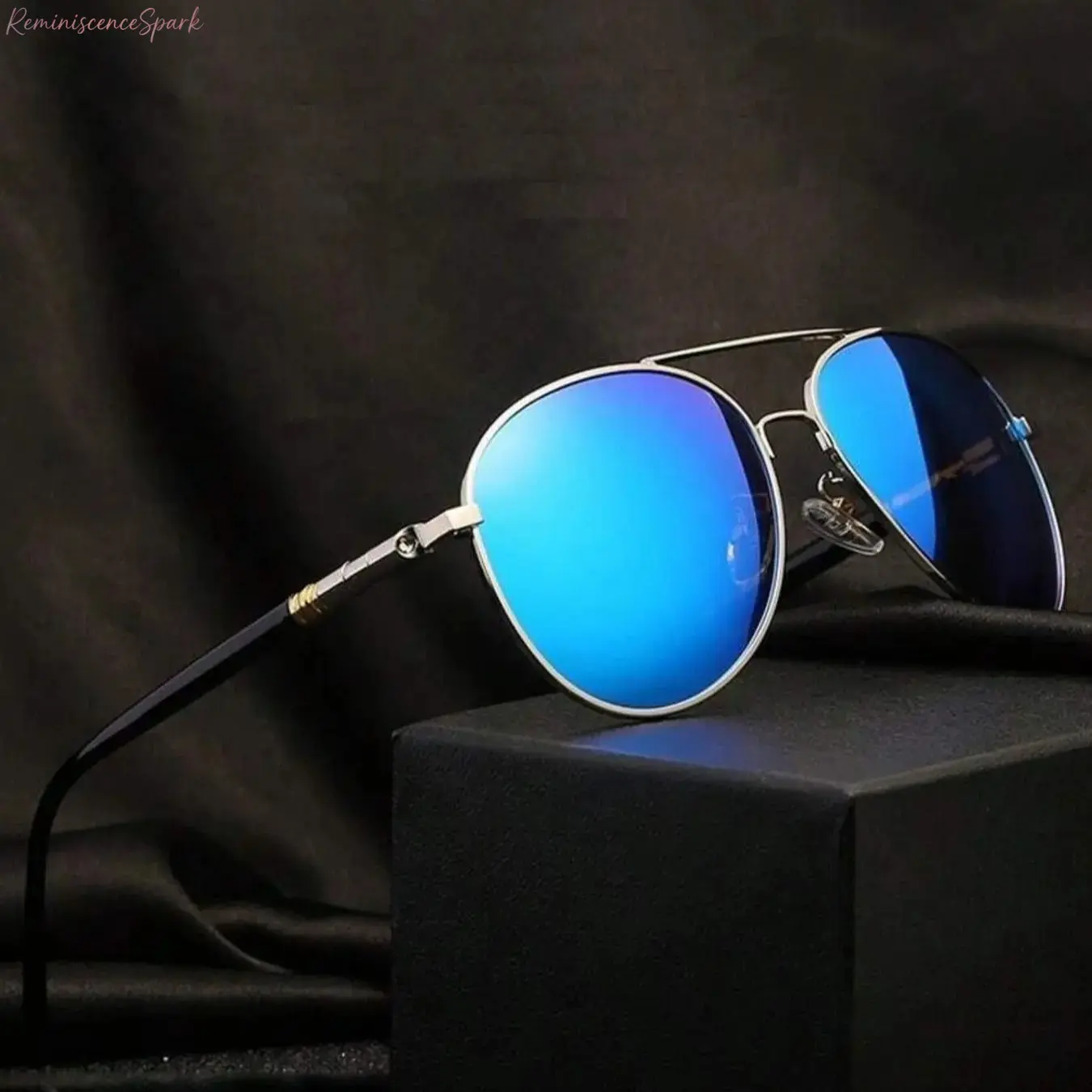 Unisex Classic Aviator Sunglasses, Multi-Color Mirrored/Reflective Lenses, Retro Top Bar Metal Frame UV400 Shades, Lightweight Stylish Eyewear for Daily Wear, Driving, Beach, Travel & Outdoor Activities, Sunglasses For Women, Stylish Sunglasses