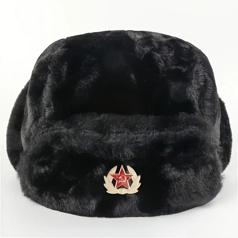 2026 Hot Trend Pick Women’s Warm Russian Ushanka – Faux Mohair Breathable Ear Protection Outdoor Winter Hat, TikTokShopBlackFriday Valentine’s Day Gift