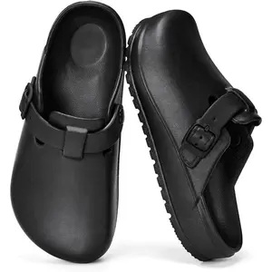 Arch Support Work Clogs �C Waterproof Non-Slip Safety Shoes, Lightweight Slip-On for Healthcare, Kitchen, Lab, Garden, Indoor Use, Flexible Foam, Includes Free Socks
