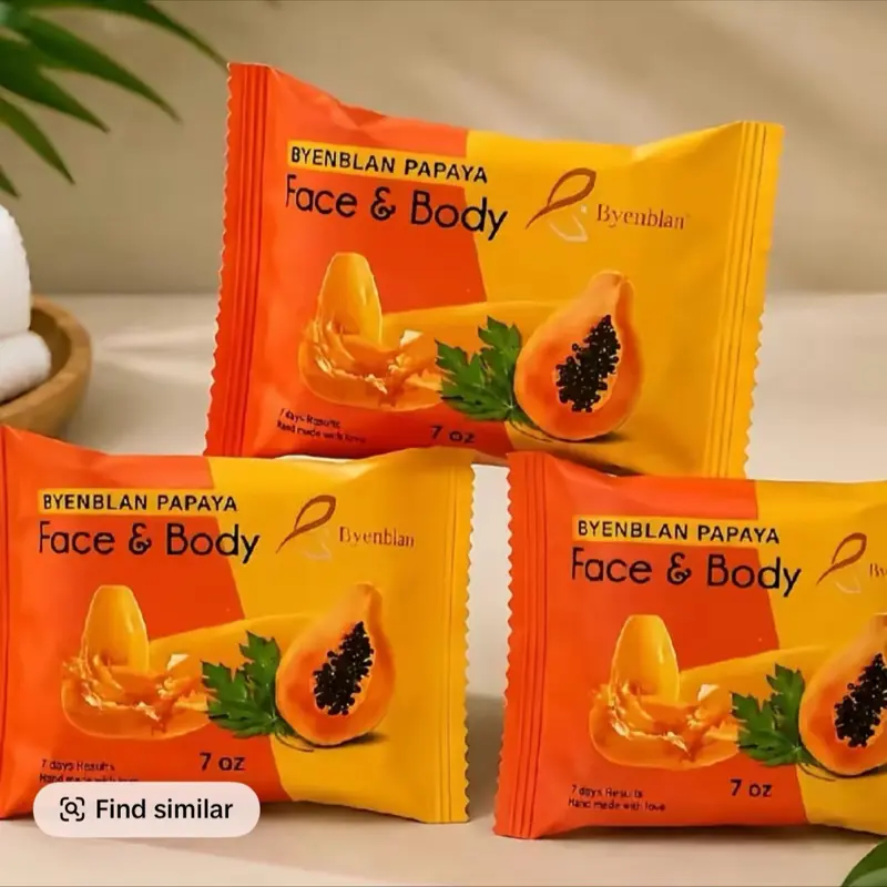 3pcs Byenblan papaya soap 7oz
