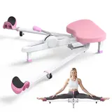 Merach Split Machine Leg Stretcher Splits Trainer Adjustable Stretching Machine Fitness Training Equipment for Ballet Yoga Sports Training Improve Flexibility Load Capacity 300lbs BackToSchool