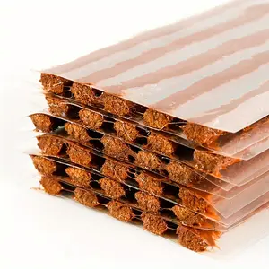 Car Motorcycle Cold Repair Vacuum Tire Tire Repair Strip 6 Packs, Tire Repair Kit Rubber Tire Plugs Strings Tire Puncture Repair Tool, Tire Patch Repair Kit