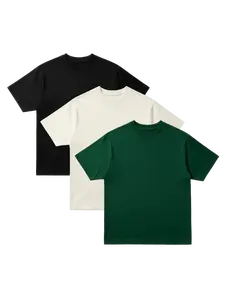 S32 Organic Standard Fit Cropped Tees, Obsidian Grove 3-Pack