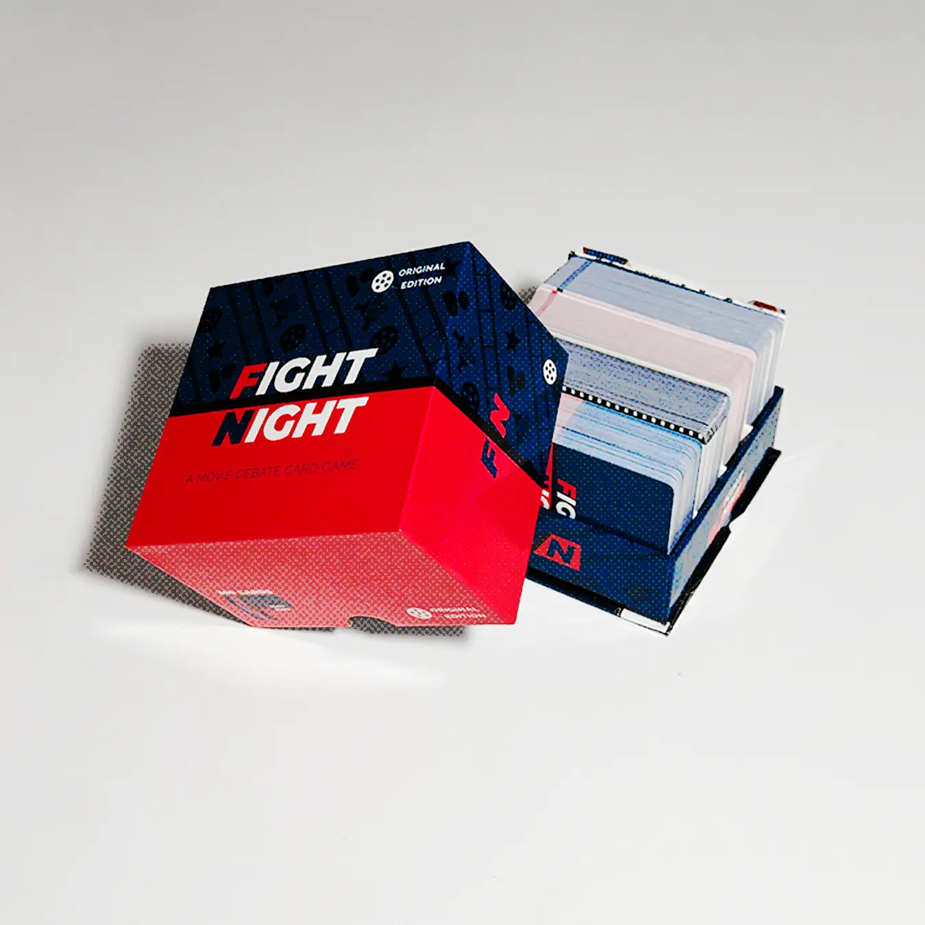 Fight Night Movie Debate Card Game - 75 Debate Prompts & 225 Answer Cards for Endless Arguments about Iconic Movies Characters and Celebrities in Pop Culture