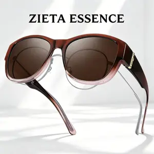 Polarised fit over sunglasses for women, TR90 trendy frame, UV400 protection, ideal for daily wear and driving, Mother’s Day Gift.