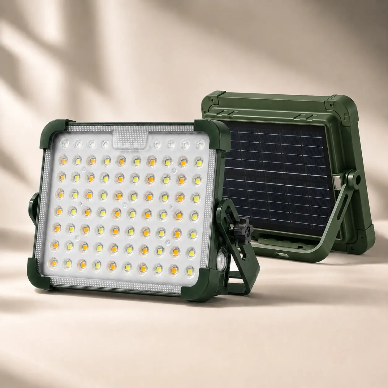 10000LM Solar Camping Light with Side Flashlight, 6 Lighting Modes, 11000mAh Rechargeable LED Work Light & Emergency Power Bank for Camping, Power Outages, Garage