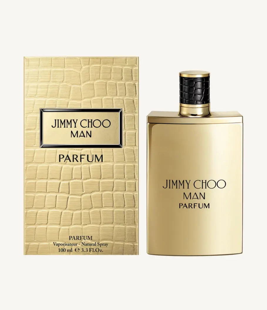 Jimmy Choo Man Parfum, Aromatic Spicy Eau de Parfum for Male Wear with Amber & Lavender Notes, 100ml / 3.3 oz Single Bottle