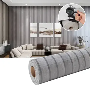 Self-Adhesive Waterproof Acoustic Wall Panel, Easy Clean & Install, Removable Wood Grain Design for Living Room Bedroom Dining Ceiling Decor