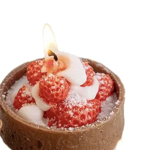 Decorative Strawberry Candle - Freshener for Your Home