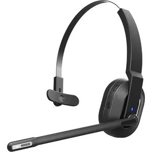 Trucker  Headset,  Headset with Microphone AI Noise Canceling,  Ear  Headphone with Mute for Driver Office Call Center  Skype