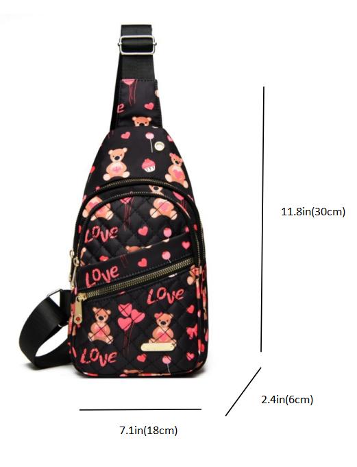 Fashionable lightweight crossbody bag  Couple style  Unisex