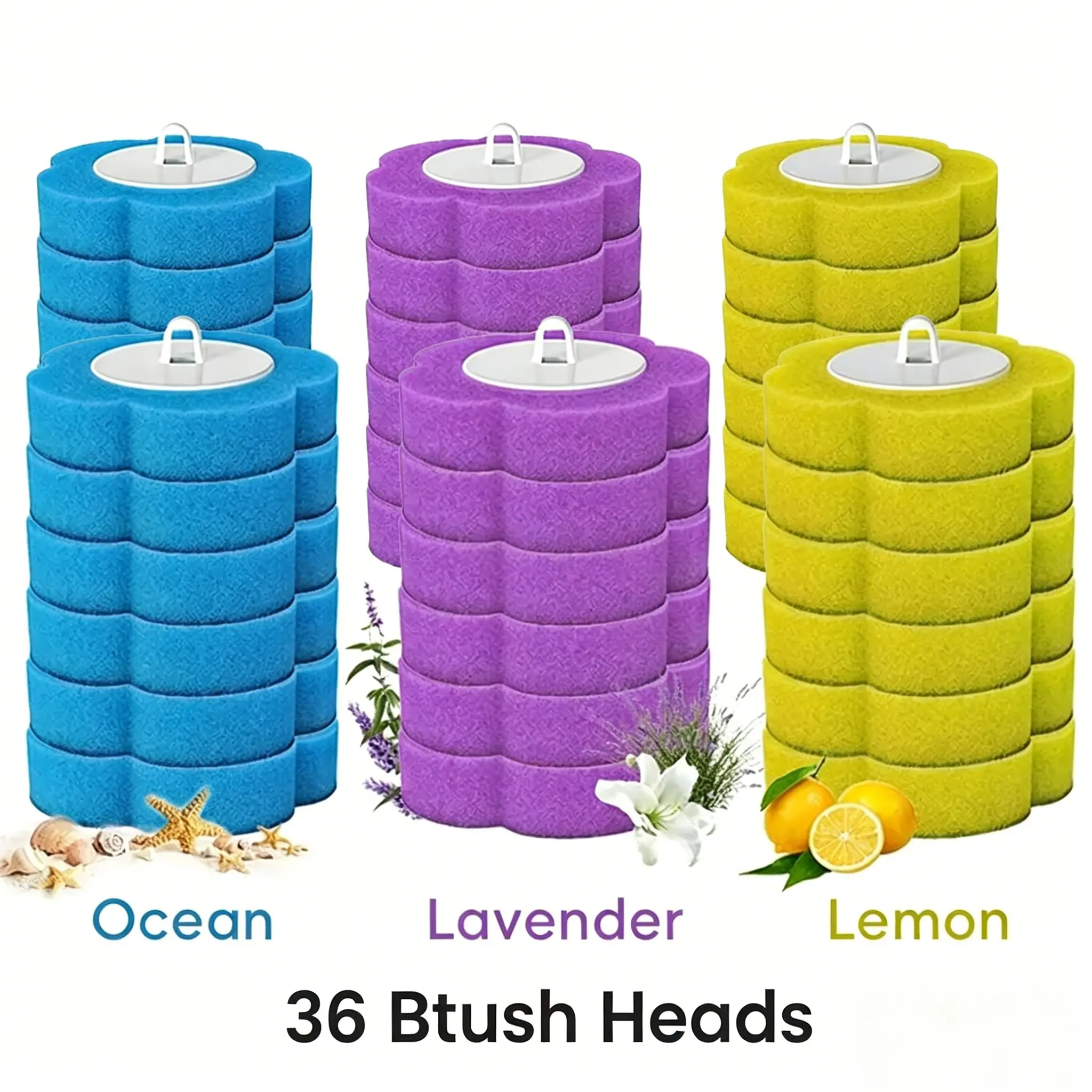 Brush Heads / 36 pcs (handles and Box not included)