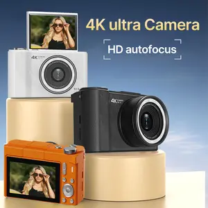 W&O Foldable Screen Portable Pocket Vlogging Camerawith 32GB SD Card &, Wrist Strap,Self Timer, Anti-Shake, 16X Digital Zoom, Ideal Gift for Girls, Boys Teenagers, and Beginners, Birthday Gift