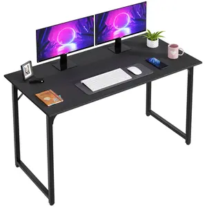 47/39/32 Inch Gaming Desk Writing Table Home Office Study Workstation Modern PC Laptop Sturdy Simple Gaming with Metal Frame Particle Board Steel Legs FallFreshness