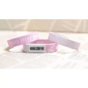 The Love Languages Band - Waterproof Reversible Stretchy  Bracelet with TAP Technology for Daily Bible Devotionals
