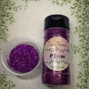 Plum Purple Glitter