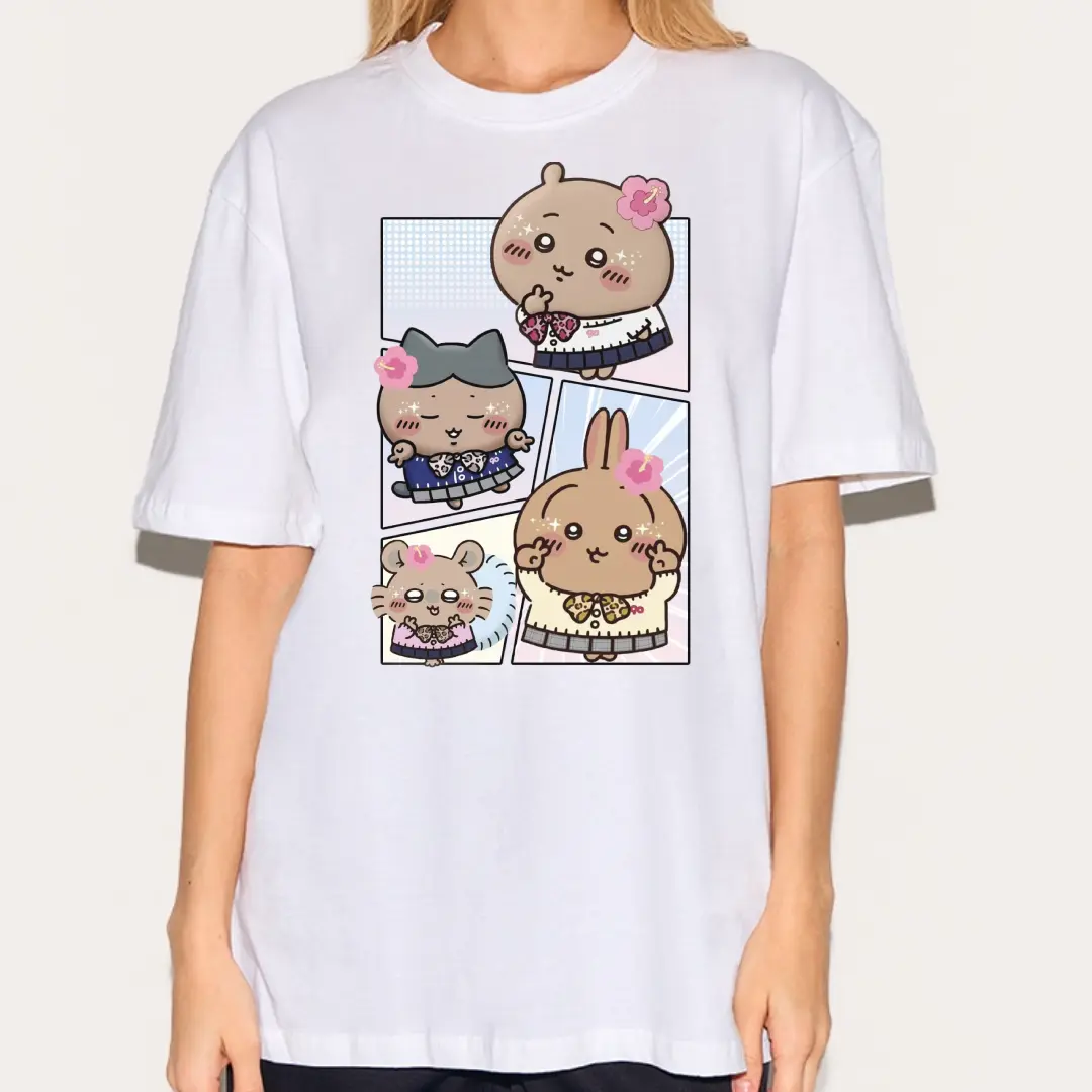 Chibi Gyaru Style Shirt, Cute Japanese Anime Manga Inspired Shirt, Unisex Shirt, Birthday gift for Men Women