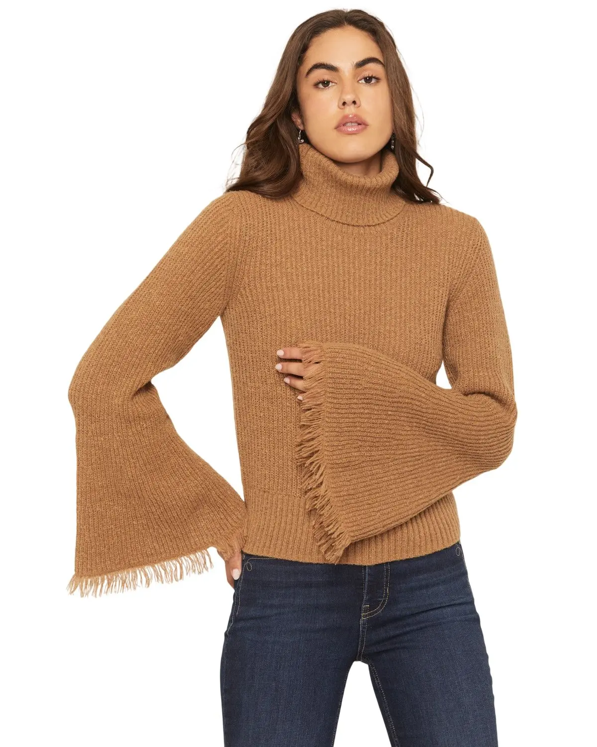 Shyanne Women's Women'S Bell Sleeve Marled Sweater - Swho24sw24-Cof