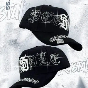 SD PEOPLE CHROME CRYSTALS SNAPBACK HAT FOR MEN