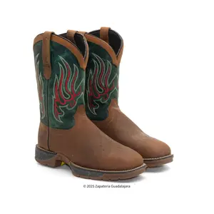 Crazy Brown Composite toe Waterproof Leather workboot-107