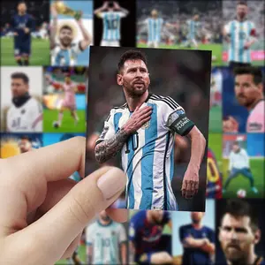 Messi Barcelona Psg Football Star Stickers, Phone Case Laptop iPad Decals, 60 Sheets, Perfect for Fans & Collectors