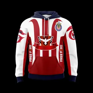 Sudadera Chivas Local 24  Kits 3D Hoodie  3D All Over Unisex Hoodie, Club Deportivo Guadalajara Hoodies Shirt for Men Women, Adult Menswear