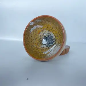 Handmade Jianzhan Tea Cup, Traditional Chinese Teaware, High-Quality Ceramic Drinkware, Perfect for Tea Lovers & Collectors