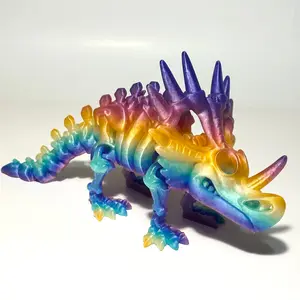 Flexi Skeleton Styracosaurus - 3D Printed Articulating Figure