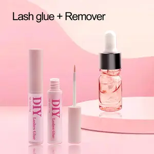 DIY Glue & Glue Remover, 1/2/4/5/10pcs Strip Eyelashes and Lashes Clusters Glue, High Quality Eye Makeup Enhancement Glue for Women