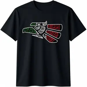 [100% Cotton] Hecho En Mexico Aztec Calendar Mexican Eagle T-Shirt graphic tee