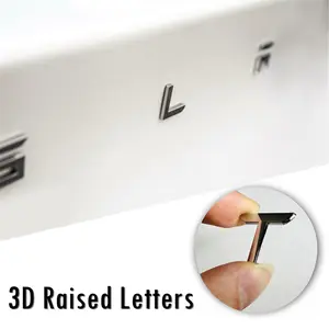 Raised Rear Tailgate Letter Emblem for Tesla Model S 3 X Y | Trunk Badge Decal | Custom Car Exterior Accessory