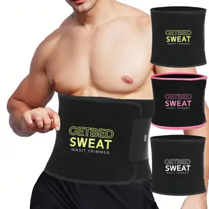 Sauna Sweat Ab Waist Trainer Belt for Women and Men -Sweat Band Waist Trimmer Belt for Sports Training Gym Workouts, Men Women Sportswear Womenswear, Fajas Para Mujer, 2 Adjustable Sizes Christmas Weighloss