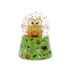 Sanrio Keroppi Halloween Mini Light-Up Snow Globe | 3 Inches Tall