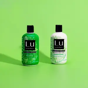 Lu Freedom Bundle 2-Piece Curly Wavy Enhancing Hair Set - 12oz Shampoo, 12oz Conditioner (Total 24 oz)