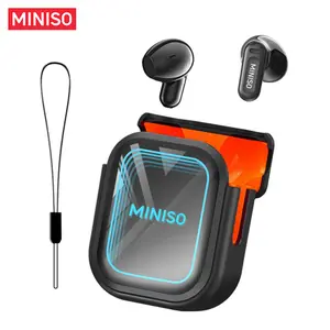 MINISO MS109 Bluetooth 6.0 Earphones High Fidelity Waterproof Wireless Earphones | Suitable for Office, Sports, Study and Audio Calls | Built-in Microphone | Earphones