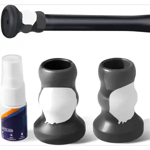 2 Pack Bat Knob Taper, Exclusive Installation Lubricant, Easy Installation Bat Knob Taper, Increased Bottom Protection, Ergonomic Design, for Enhanced Grip and Protection