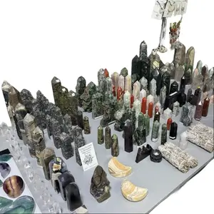 Intuitive Natural Crystal Carvings, Home Ornament for Jewelry Accessories & Natural Crystal Decorations
