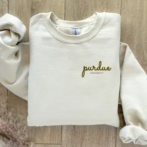 Purdue Sweatshirt, purdue gift, Purdue college student, Womens purdue Crewneck, Purdue University gift for her TTS 1 1511x13