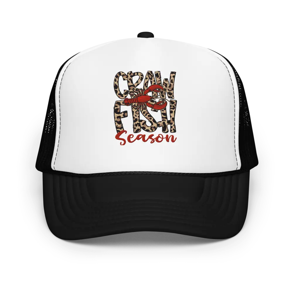 Crawfish Season Foam Trucker Hat